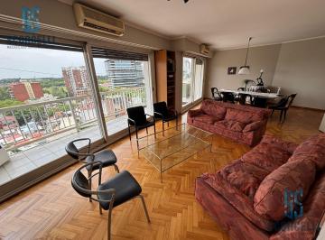 Departamento · 170m² · 5 Ambientes · Piso de 5 Amb Para 8 Pers, Balcón con Vista Al Rio, Muy Luminoso! Las Cañitas
