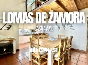 Casa · 113m² · 4 Ambientes · 1 Cochera · PH Tipo Casa en 4 Ambientes en Venta con Cochera, Pileta y Quincho en Lomas de Zamora