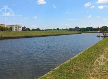 Vista al agua desde el lote · Lote Oportunidad: Escobar, El Naudir Aguas Privadas. Acepta Permuta por Depto Núñez.
