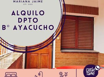 Departamento de 3 ambientes, Córdoba · Departamento de 2 Dorm. en Alquiler Barrio Ayacucho