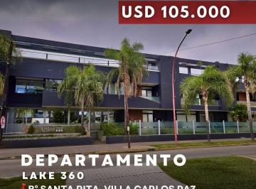Departamento · 55m² · 2 Ambientes · 1 Cochera · Dpto de Categoría Equipado de 1 Dor, Cochera, Pileta en Complejo Lake 360. Villa Carlos Paz