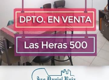 Departamento · 1m² · 1 Dormitorio · Dpto. 1 Dormitorio en Las Heras 500 en Venta (Con Renta)