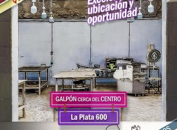 Bodega-Galpón · 1m² · 3 Ambientes · Galpón en Venta en La Plata 600