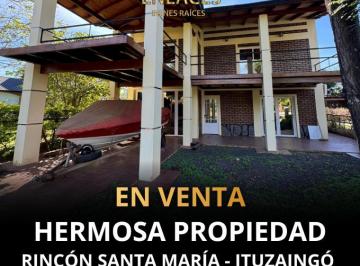 Campo · 250m² · 5 Ambientes · 2 Cocheras · Casa de Fin de Semana en Venta Rincon Santa Maria, Ituzaingo Corrientes