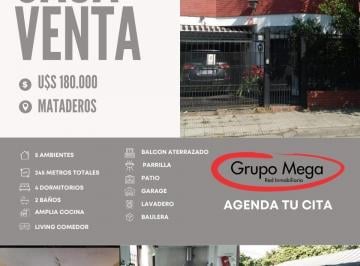 Casa · 175m² · 5 Ambientes · 1 Cochera · Casa con Garage y Fondo