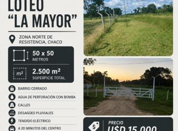 Terreno · 2500m² · Loteo "La Mayor". Amplio Terreno en Esquina
