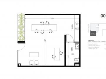 Plano Local Comercial · Local Comercial