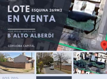 Terreno , Córdoba · Lote Esquina en Venta B° Alto Alberdi