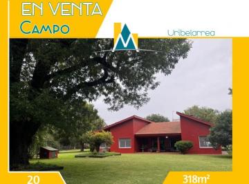 Casa · 318m² · 5 Ambientes · 5 Cocheras · Gran Casco de 2 Has - Campo 20 Ha