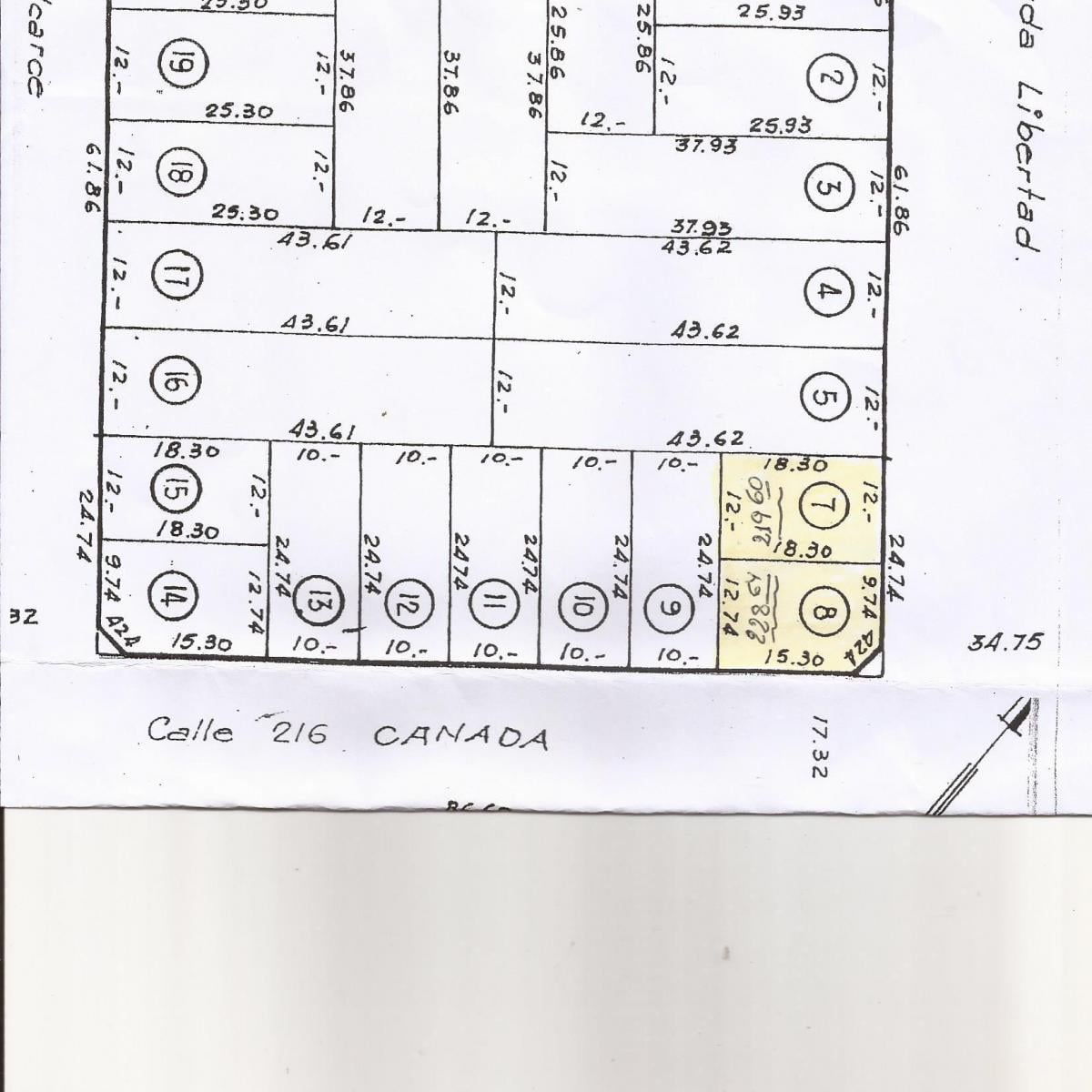 Terreno 229 m² sobre avda. Libertad 9208, esquina Canadá