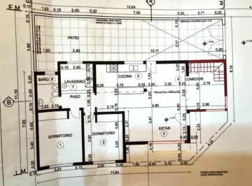 SCB-SCB-365_plano0 · Casa 3 Ambientes. | Calle 20 Al 2100