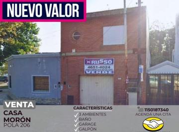 RUS-RUS-9166_2 · Venta Casa 3 Ambientes y Galpón Morón