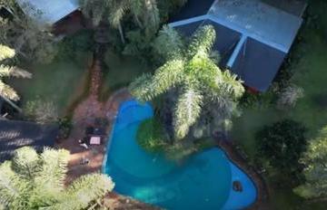 Vista aerea · Complejo Turistico en La Selva Misionera a Minutos de Oberá - Misiones - Arg.