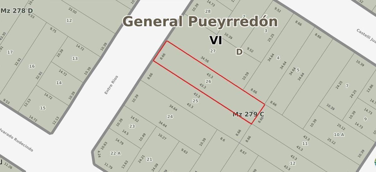 Retasado - orden de venta lote en venta en lo mejor del barrio Chauvin, ideal para desarrollo inmobiliario.
