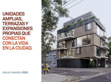 Departamento · 50m² · 2 Ambientes · Edificio en Emilio Lamarca