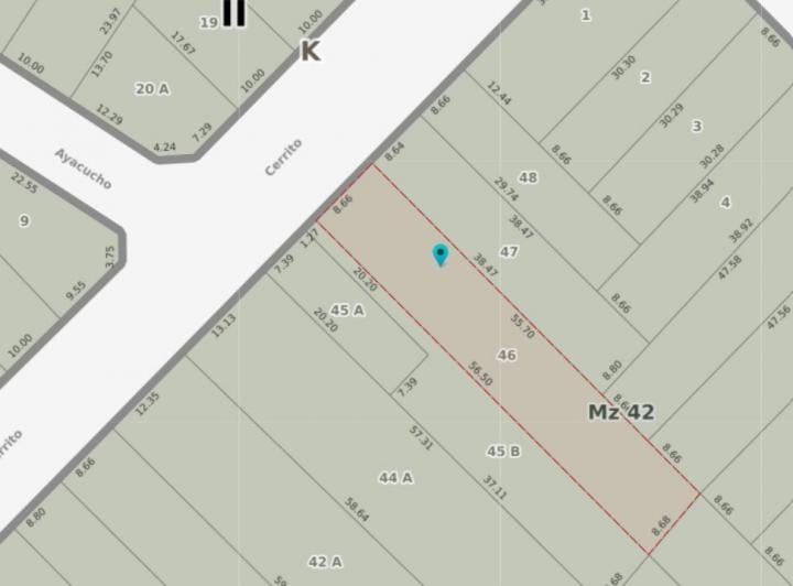 Terreno · 486m²