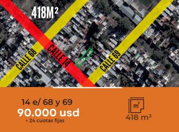 Terreno · 418m² · Terreno en Venta - 418 m² - La Plata [financiado]