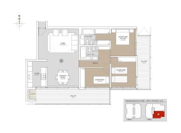 Departamento · 124m² · 4 Ambientes · 2 Cocheras · Departamento de 3 Dorm. con Amenities y Cochera Pasante