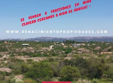 Terreno · 44303m² · Se Vende Junto o Separado Mina Clavero Nido del Aguila