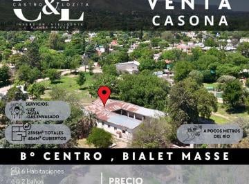 Casa · 484m² · 12 Ambientes · Venta de Casona en Bialet Massé: Ideal Para Desarrollistas