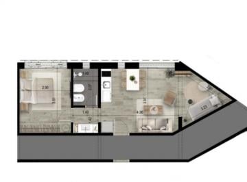Foto1 · Oportunidad Imperdible, Vende Apartamento de 1 Dormitorio y Medio en Mansa.