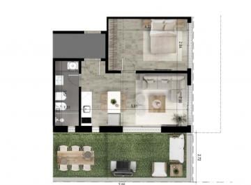 Foto1 · Se Vende Apartamento con Partio de 1 Dormitorio en Mansa, Punta del Este.