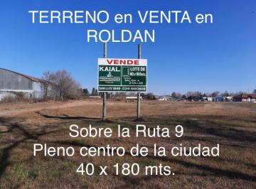 Terreno , Roldán · Espectacular Lote de Terreno en La Ruta 9. Plena Ciudad de Roldán