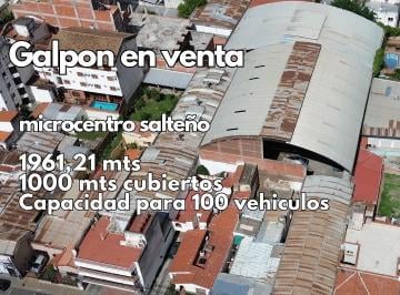 Bodega-Galpón de 3 ambientes, Salta · Galpon en Venta, Zona Microcentro de Salta.