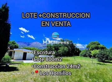 Terreno , Los Hornillos · Lote con Contruccion Escritura y Servicios Los Hornillos