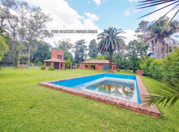 Quinta vacacional de 4 ambientes, Pilar · Del Viso Jr Jimenez y Florida S/2250 m² Casa en 1 Planta 2d. Qcho C/dpto. Pileta