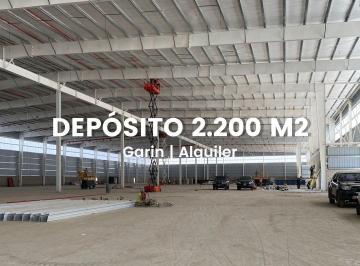 Bodega-Galpón · 2200m² · Nave Industrial a Estrenar en Garin Dentro de Predio Cerrado