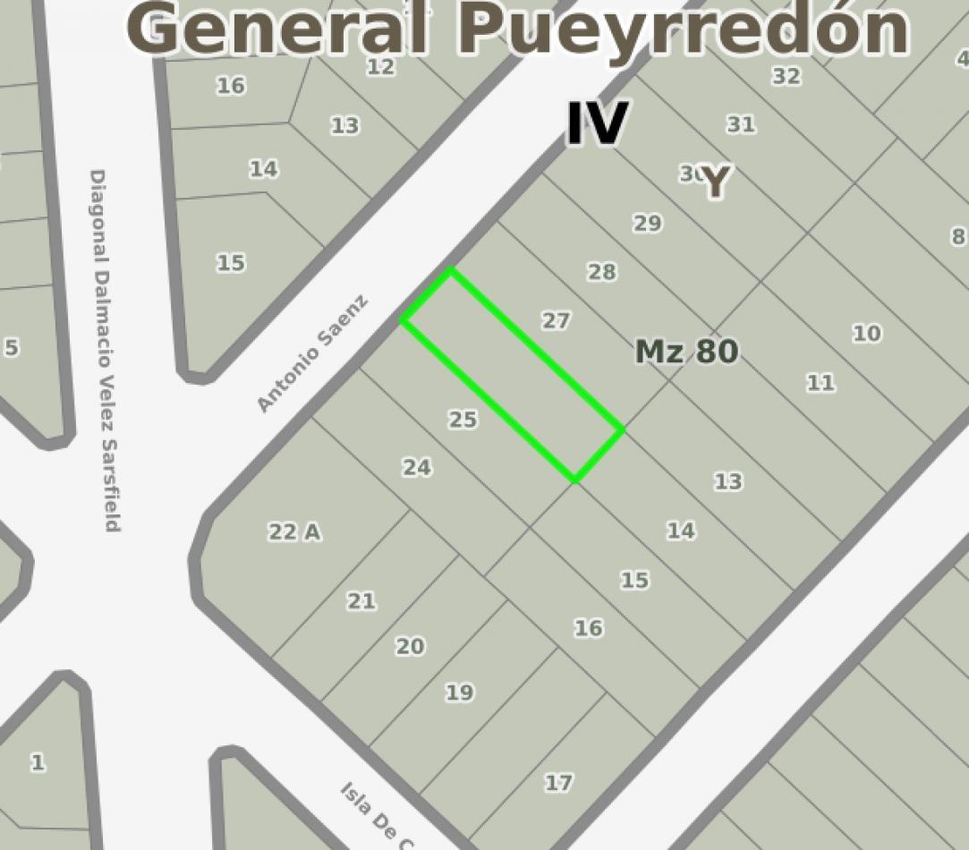 Lote en Faro Norte, 350m2. Todos los servicios.