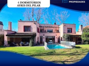 Casa · 336m² · 5 Ambientes · 4 Cocheras · Venta Casa en Ayres del Pilar - Cuan Propiedades