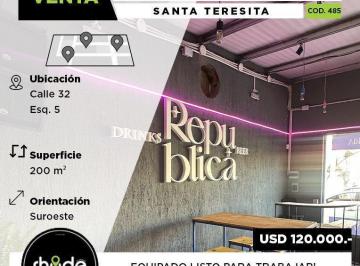 Fondo de comercio · 200m² · Fondo de Comercio a La Venta en Santa Teresita - Calle 32 y Esq. 5