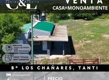 Casa · 95m² · 4 Ambientes · 1 Cochera · Venta Casa Monoambiente en 1.150 m² de Terreno. B° Los Chañares, Tanti
