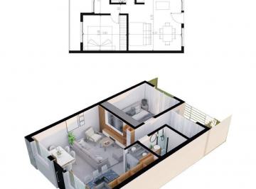 Departamento · 52m² · 2 Ambientes · Departamento en Los Cardales