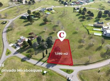 Terreno · 1080m² · Lote Nro 178 en Venta, de 1080 m². Barrio Cerrado Mirabosques, Los Cardales. 1era Etapa