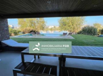 Casa · 249m² · 7 Ambientes · 2 Cocheras · Casa a La Laguna en Venta en Barrio Norte El Cantón, Escobar. | 7 Ambientes | 5 Dorm.| Orienta