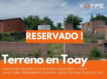Terreno · 362m² · Terreno en Calle San Juan, Cercano a 13 de Caballería Este.