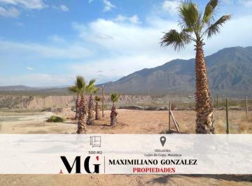 Terreno · 500m² · Lote Venta Cacheuta Mendoza