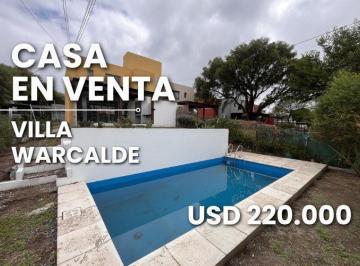 Casa · 230m² · 5 Ambientes · 1 Cochera · Casa en Venta 3 Dorm. Housing Villa Warcalde con Jardín y Pileta