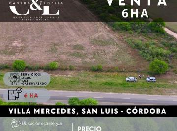 Terreno · 60000m² · Terreno de 6 Hectáreas en Villa Mercedes, San Luis – Ideal Para Desarrollo Comercial y Servicios