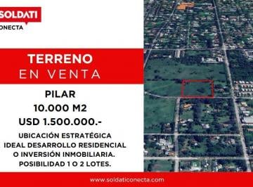 Terreno · 10000m² · Fracción de Terreno en Venta - Zona Highland Park, Pilar Apto Construcción Hasta 16000 m²