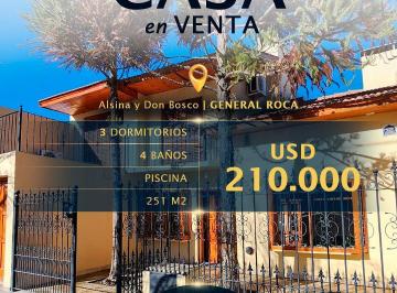 YPR-YPR-93_2 · Casa en Venta, 3 Dormitorio, General Roca