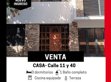 Casa de 4 ambientes, La Plata · Casa Excelente de 3 Dorm