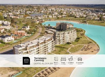 Departamento · 95m² · 4 Ambientes · 2 Cocheras · Departamento en Alquiler, Terralagos, Canning, Ezeiza