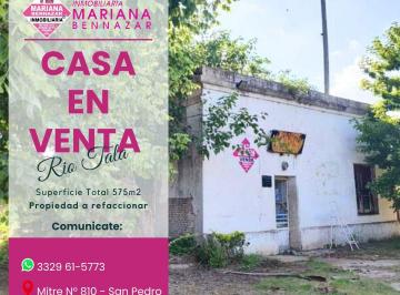 Local comercial de 2 ambientes, San Pedro · Propiedad en Venta - Rio Tala - San Pedro