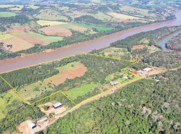 Campo · 160000m² · Se Vende Chacra de 16ha Sobre Rio Uruguay en El Soberbio, Misiones