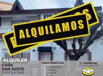 RUS-RUS-10030_2 · Alquiler Casa 3 Ambientes San Justo