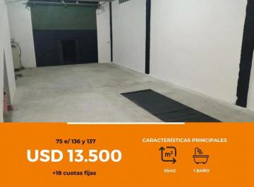 Depósito · 55m² · Depósito en Venta 55 m 2 Cubiertos - La Plata [financiado]